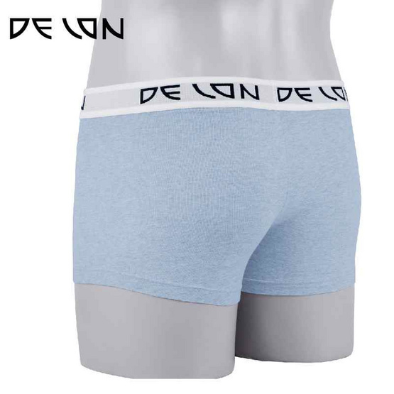 DELON กางเกงชั้นในชาย ทรงขาสั้น ผ้าคอตตอน Super soft รุ่น AU53007