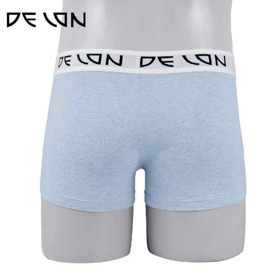 DELON กางเกงชั้นในชาย ทรงขาสั้น ผ้าคอตตอน Super soft รุ่น AU53007