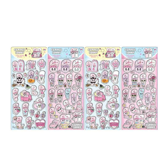 Wanna Mini Funny Sticker Esther Bunny คละแบบ (แพ็ก 4 แผ่น) Wanna Mini Funny Sticker Esther Bunny คละแบบ (แพ็ก 4 แผ่น)