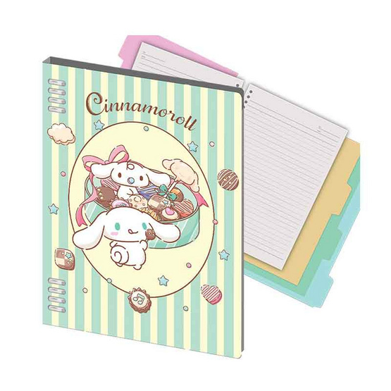 CODE:D สมุดแฟ้มพลาสติก ขนาด B5 Sanrio ลาย Cinnamoroll CODE:D สมุดแฟ้มพลาสติก ขนาด B5 Sanrio ลาย Cinnamoroll