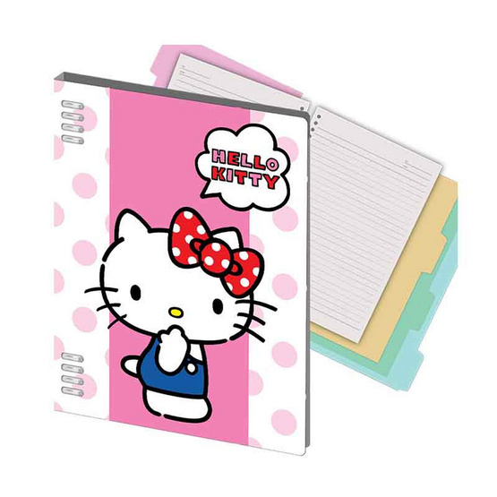 CODE:D สมุดแฟ้มพลาสติก ขนาด B5 Sanrio ลาย Hello Kitty CODE:D สมุดแฟ้มพลาสติก ขนาด B5 Sanrio ลาย Hello Kitty