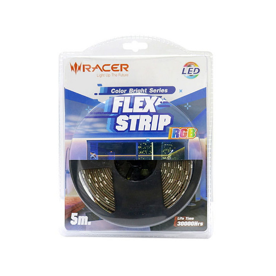 RACER ชุดไฟเส้น LED STRIP 35 วัตต์ 5 ม. (RGB) RACER ชุดไฟเส้น LED STRIP 35 วัตต์ 5 ม. (RGB)