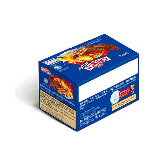 เนสท์เล่ครันช์ เวเฟอร์รสช็อกโกแลต 10.4 กรัม (กล่อง 32 ชิ้น)