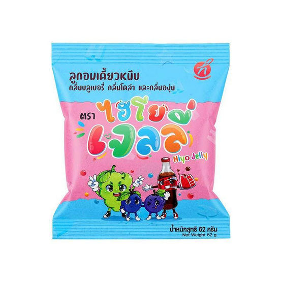ไฮโย เจลลี่คละรส 62 กรัม (แพ็ก 12 ชิ้น)