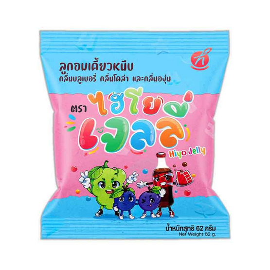 ไฮโย เจลลี่คละรส 62 กรัม (แพ็ก 12 ชิ้น) ไฮโย เจลลี่คละรส 62 กรัม (แพ็ก 12 ชิ้น)