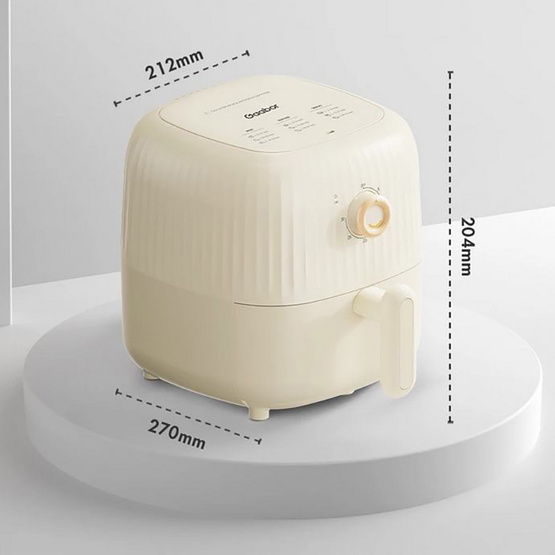 Gaabor หม้อทอดไร้น้ำมัน AF-25M01A 2 ลิตร สีครีม