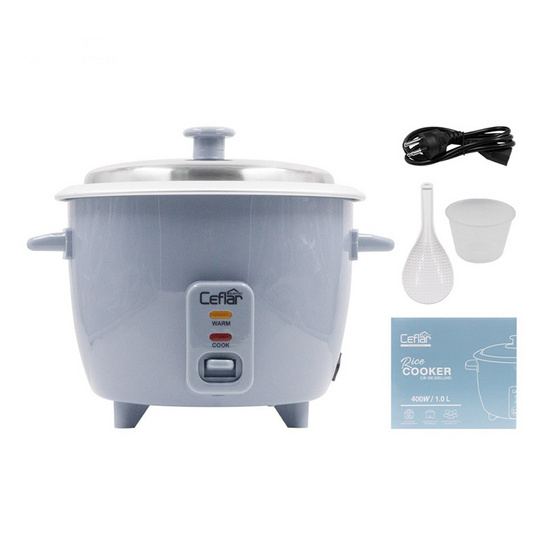 Ceflar หม้อหุงข้าวไฟฟ้า 1 ลิตร รุ่น CR-100 Ceflar หม้อหุงข้าวไฟฟ้า 1 ลิตร รุ่น CR-100