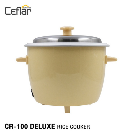Ceflar หม้อหุงข้าวไฟฟ้า 1 ลิตร รุ่น CR-100 Ceflar หม้อหุงข้าวไฟฟ้า 1 ลิตร รุ่น CR-100
