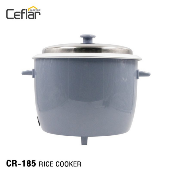 Ceflar หม้อหุงข้าวไฟฟ้า 1.8 ลิตร รุ่น CR-185 Ceflar หม้อหุงข้าวไฟฟ้า 1.8 ลิตร รุ่น CR-185