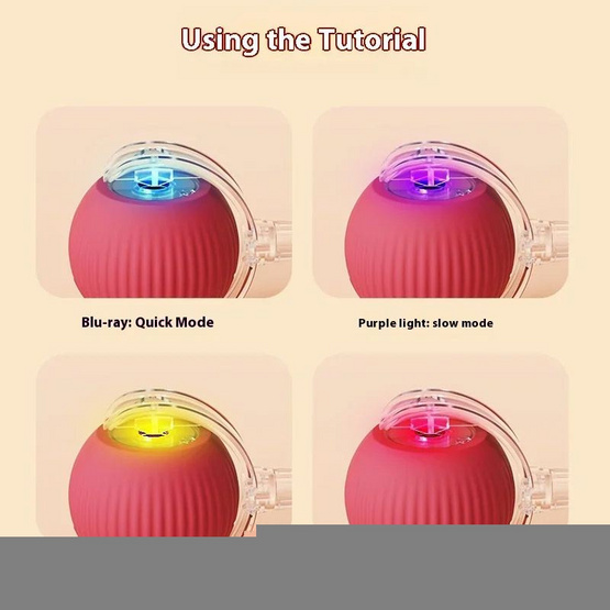 zeze Smart Rolling Ball ลูกบอลของเล่นสัตว์เลี้ยง กลิ้งได้เอง มีไฟกะพริบ zeze Smart Rolling Ball ลูกบอลของเล่นสัตว์เลี้ยง กลิ้งได้เอง มีไฟกะพริบ