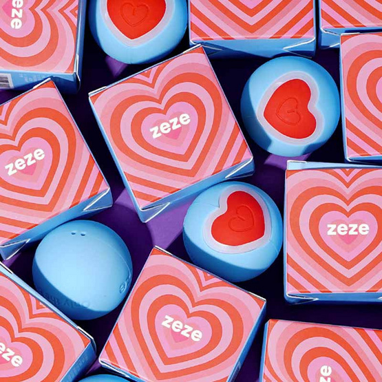 zeze Heart Ball Toy ลูกบอลอัจฉริยะ บอลหัวใจ  กลิ้งเองได้ มีไฟกระพริบ