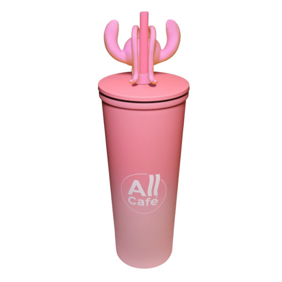 กระบอกน้ำสเตนเลส All Café x Stitch 22oz. สีชมพู กระบอกน้ำสเตนเลส All Café x Stitch 22oz. สีชมพู