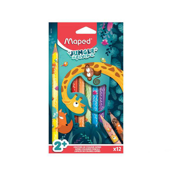 Maped สีไม้ Jungle 12 สี CO/863700 Maped สีไม้ Jungle 12 สี CO/863700