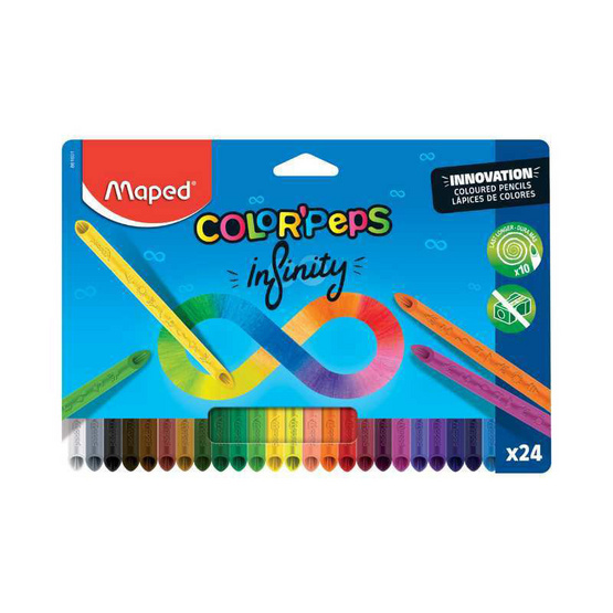 Maped ดินสอสี 24 สี COLOR'PEPS Infinity CO/861601 Maped ดินสอสี 24 สี COLOR'PEPS Infinity CO/861601
