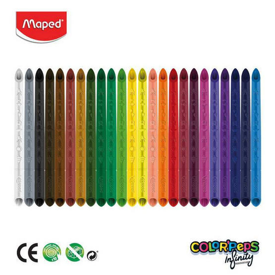 Maped ดินสอสี 24 สี COLOR'PEPS Infinity CO/861601 Maped ดินสอสี 24 สี COLOR'PEPS Infinity CO/861601