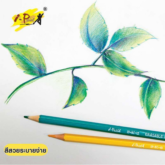 I-PAINT ดินสอสีลบได้ 36 สี IPPC-36C I-PAINT ดินสอสีลบได้ 36 สี IPPC-36C