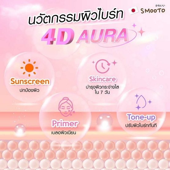 Smooto UV Bright Primer & Tone Up Airy Body Sunscreen Natural 150 กรัม Smooto UV Bright Primer & Tone Up Airy Body Sunscreen Natural 150 กรัม