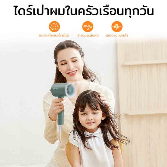 Seven ไดร์เป่าผม Hair Dryer 1400 วัตต์ รุ่น BA03