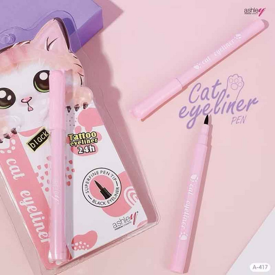 Ashley อายไลเนอร์ Cat Eyeliner Pen 2 กรัม Ashley อายไลเนอร์ Cat Eyeliner Pen 2 กรัม