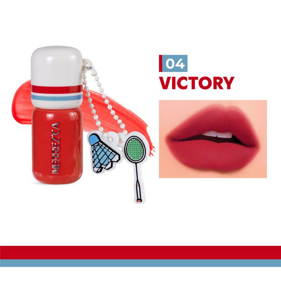 Merrezca ลิปลิขวิด Lasting Round Aqua Lip 3 กรัม