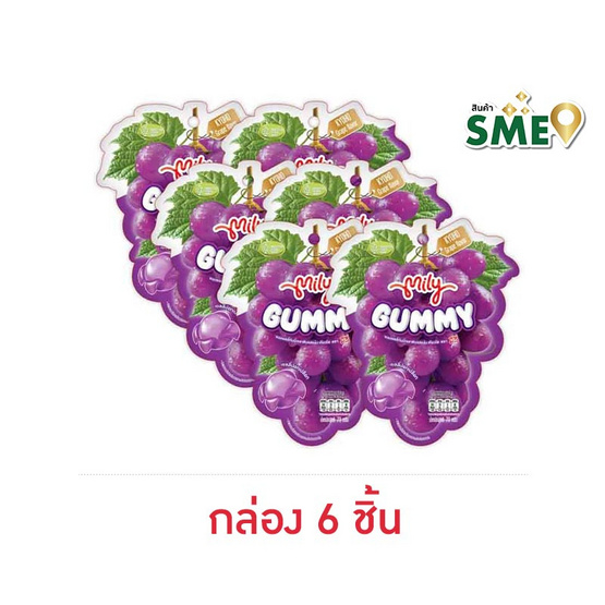 มีลี่ เยลลี่กัมมี่รสองุ่นเคียวโฮ 70 กรัม (กล่อง 6 ชิ้น) มีลี่ เยลลี่กัมมี่รสองุ่นเคียวโฮ 70 กรัม (กล่อง 6 ชิ้น)