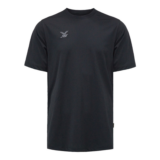 FBT เสื้อคอกลมสีล้วน (UNISEX) - ดำ FBT เสื้อคอกลมสีล้วน (UNISEX) - ดำ
