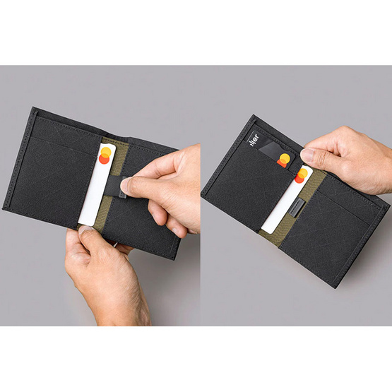 Alpaka กระเป๋าสตางค์ ARK Bifold Cash Wallet สี Axogrid Black (AD010620122) Alpaka กระเป๋าสตางค์ ARK Bifold Cash Wallet สี Axogrid Black (AD010620122)