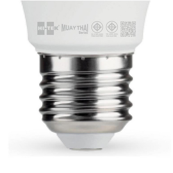 HI-TEK หลอด LED มวยไทย E27 10W แสงขาว (แพ็ก 4 ชิ้น) HI-TEK หลอด LED มวยไทย E27 10W แสงขาว (แพ็ก 4 ชิ้น)