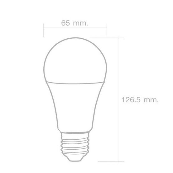 HI-TEK หลอด LED มวยไทย E27 14W แสงขาว (แพ็ก 4 ชิ้น) HI-TEK หลอด LED มวยไทย E27 14W แสงขาว (แพ็ก 4 ชิ้น)