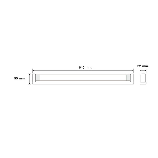 HI-TEK ชุดโคมไฟ LED อีโค่T8 G13 9W เข้าไฟ 2 ด้าน พร้อมสวิทซ์ HI-TEK ชุดโคมไฟ LED อีโค่T8 G13 9W เข้าไฟ 2 ด้าน พร้อมสวิทซ์