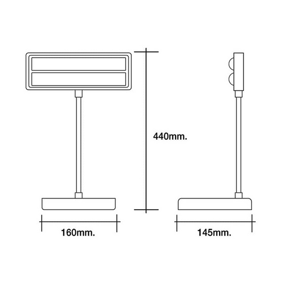 HI-TEK โคมไฟตั้งโต๊ะ LED รุ่น ไนซ์ 4W สีขาว หรี่ได้ DL/CW/WW HI-TEK โคมไฟตั้งโต๊ะ LED รุ่น ไนซ์ 4W สีขาว หรี่ได้ DL/CW/WW