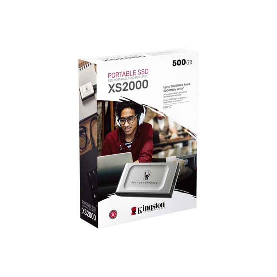 Kingston SSD พกพา USB Type-C SXS2000 500GB Kingston SSD พกพา USB Type-C SXS2000 500GB