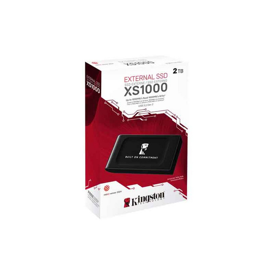 Kingston SSD พกพา USB 3.2 Gen 2 SXS1000 2000GB Kingston SSD พกพา USB 3.2 Gen 2 SXS1000 2000GB