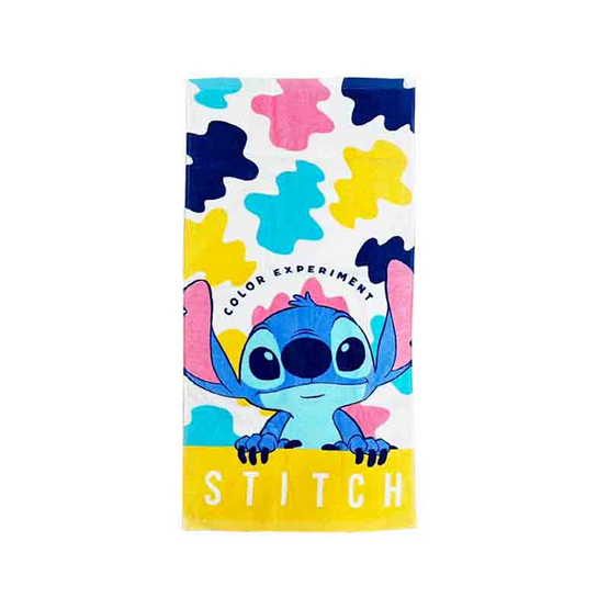 ผ้าขนหนูเช็ดผม ขนาด 15x30 นิ้ว ลาย Stitch
