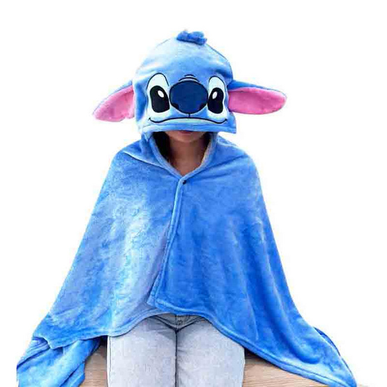 ผ้าห่มมีฮู้ด ลาย Stitch ผ้าห่มมีฮู้ด ลาย Stitch