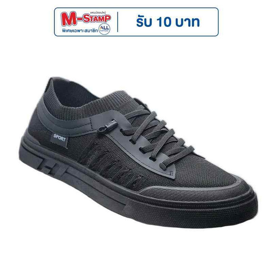 DAZZLING รองเท้าผ้าใบชาย slip-on men's casual DZ-H2-BK DAZZLING รองเท้าผ้าใบชาย slip-on men's casual DZ-H2-BK