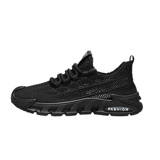 DAZZLING รองเท้าผ้าใบชาย fly woven mesh DZ-JTX-3506-BK DAZZLING รองเท้าผ้าใบชาย fly woven mesh DZ-JTX-3506-BK