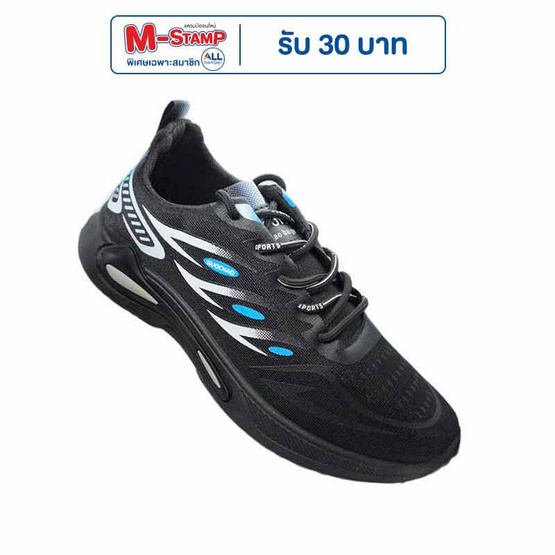 DAZZLING รองเท้าผ้าใบชายsoft-soled hiking shoes WHM-k33-BK