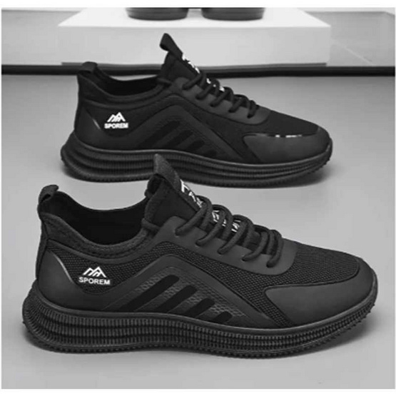 DAZZLING รองเท้าผ้าใบชาย Future Work DZ-580W-BK