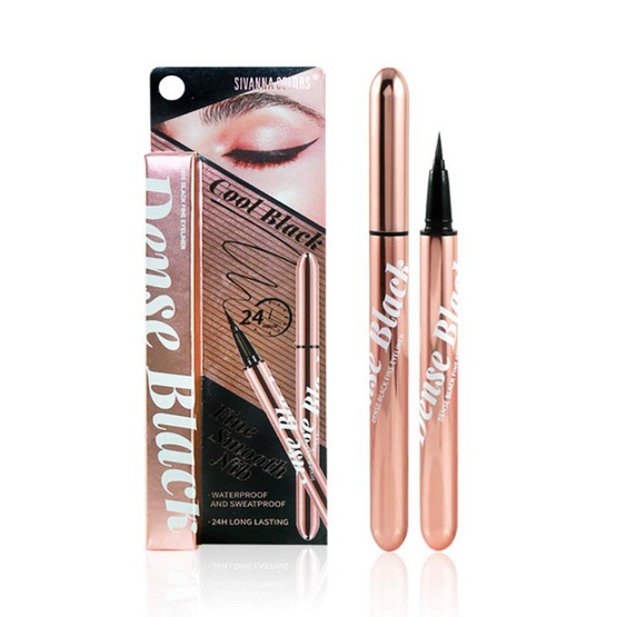 Sivanna อายไลเนอร์ Colors Dense Black Fine Eyeliner 0.07 มล. Sivanna อายไลเนอร์ Colors Dense Black Fine Eyeliner 0.07 มล.
