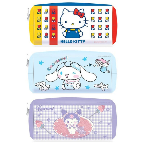 CODE:D กระเป๋าดินสอ Sanrio คละลาย (แพ็ก 3 ชิ้น)