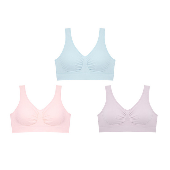 Sabina Habpy lady Level 1 เสื้อชั้นในไร้โครง (แพ็ก 3 ชิ้น) ฟรีไซซ์ Sabina Habpy lady Level 1 เสื้อชั้นในไร้โครง (แพ็ก 3 ชิ้น) ฟรีไซซ์