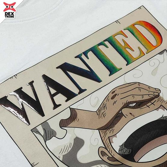 DEXTREME เสื้อยืด Tees One Piece New Wanted Luffy GEAR5