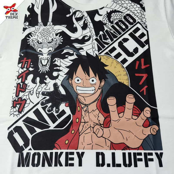 DEXTREME เสื้อยืด Tees One Piece Luffy,Kaido DEXTREME เสื้อยืด Tees One Piece Luffy,Kaido