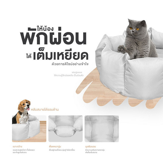 SiamLatex ที่นอนแมว รุ่น Betta SiamLatex ที่นอนแมว รุ่น Betta