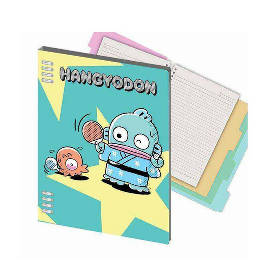 CODE:D สมุดแฟ้มพลาสติก ขนาด B5 Sanrio ลาย Hangyodon CODE:D สมุดแฟ้มพลาสติก ขนาด B5 Sanrio ลาย Hangyodon