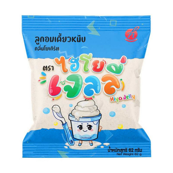 ไฮโย เจลลี่กลิ่นโยเกิร์ต 62 กรัม (แพ็ก 12 ชิ้น)