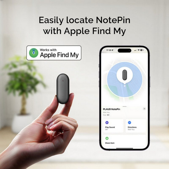 PLAUD NotePin เครื่องบันทึกเสียง Ai แบบสวมใส่ PLAUD NotePin เครื่องบันทึกเสียง Ai แบบสวมใส่