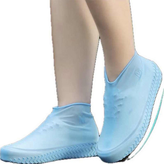 Fashion Shoe รองเท้ากันฝน รองเท้าคลุมกันฝน Color ซิลิโคน แพ็ก 2 คู่ Fashion Shoe รองเท้ากันฝน รองเท้าคลุมกันฝน Color ซิลิโคน แพ็ก 2 คู่