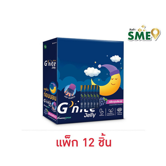 จีไนท์ เจลลี่ 30 กรัม (แพ็ก 12 ชิ้น)